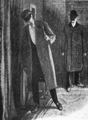 Holmes and Watson go a-burglin’ in “The Adventure of Charles Augustus Milverton.” By Sidney Paget